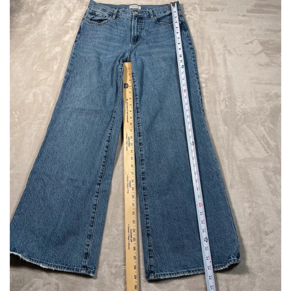 Pacsun Women's Jeans Lena Baggy Denim Casual Wide Leg Relaxed 25 Blue